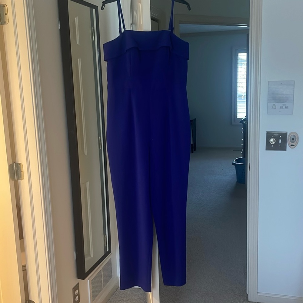 Vince Camuto Navy Jumpsuit
